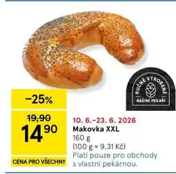 Tesco Makovka XXL nabídka