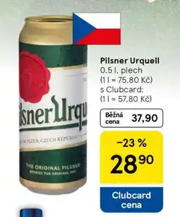 Tesco Pilsner Urquell nabídka