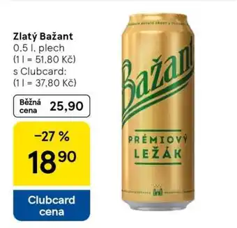 Tesco Zlatý Bažant nabídka