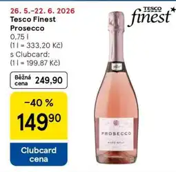 Tesco Tesco Finest Prosecco nabídka