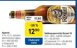 Tesco Velkopopovický Kozel 10 nabídka