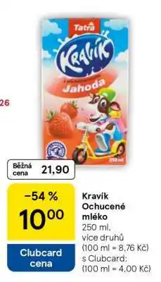 Tesco Kravík ochucené mléko nabídka