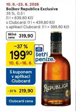 Tesco Božkov Republica Exclusive nabídka