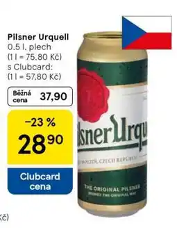 Tesco Pilsner Urquell nabídka