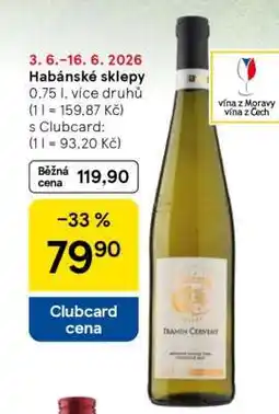 Tesco Habánské sklepy nabídka
