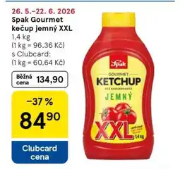 Tesco SPAK GOURMET KEČUP JEMNÝ XXL nabídka