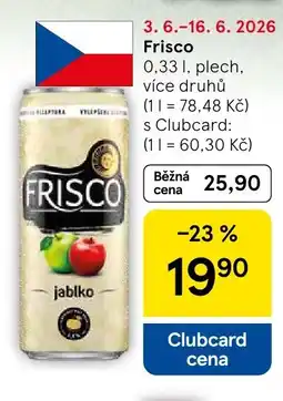 Tesco Frisco nabídka