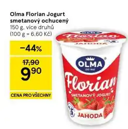 Tesco Olma Florian Jogurt smetanový ochucený nabídka