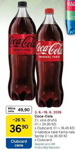 Tesco Coca-Cola nabídka