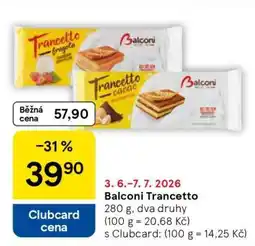Tesco Balconi Trancetto nabídka