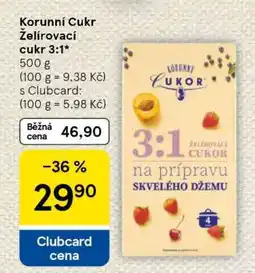 Tesco Korunní Cukr Želírovací cukr 3:1 nabídka