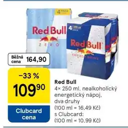 Tesco Red Bull nabídka