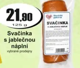 Adam Svačinka s jablečnou náplní nabídka