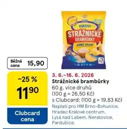 Tesco Strážnické brambůrky nabídka