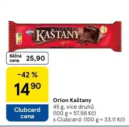 Tesco Orion Kaštany nabídka