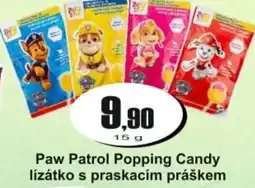 Adam Paw Patrol Popping Candy lízátko s praskacím práškem nabídka