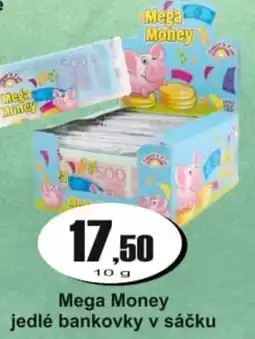 Adam Mega Money jedlé bankovky v sáčku nabídka