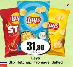 Adam Lays Stix Ketchup, Fromage, Salted nabídka