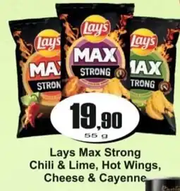Adam Lays Max Strong Chili & Lime, Hot Wings, Cheese & Cayenne nabídka