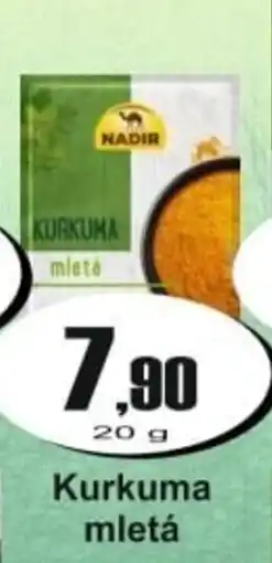 Adam Kurkuma mletá nabídka