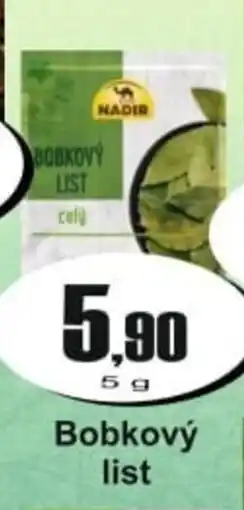 Adam Bobkový list nabídka
