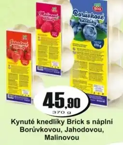 Adam Kynuté knedlíky Brick s náplní Borůvkovou, Jahodovou, Malinovou nabídka