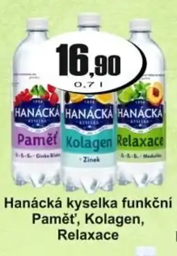 Adam Hanácká kyselka funkční Paměť', Kolagen, Relaxace nabídka