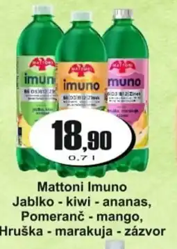 Adam Mattoni Imuno Jablko - kiwi - ananas, Pomeranč - mango, Hruška - marakuja - zázvor nabídka