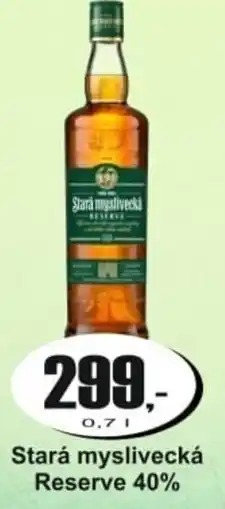 Adam Stará myslivecká Reserve 40% nabídka