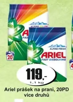 Adam Ariel prášek na praní, 20PD nabídka