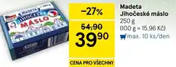 Tesco Madeta Jihočeské máslo nabídka