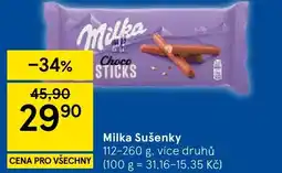 Tesco Milka Sušenky nabídka