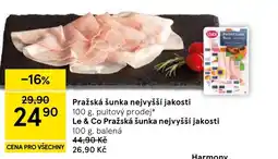 Tesco Pražská šunka nejvyšší jakosti nabídka