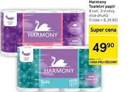 Tesco Harmony Toaletní papír nabídka