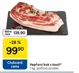 Tesco Vepřový bok s kostí nabídka