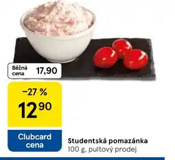 Tesco Studentská pomazánka nabídka