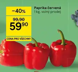 Tesco Paprika červená nabídka