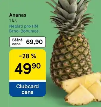 Tesco Ananas nabídka