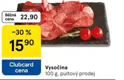 Tesco Vysočina nabídka