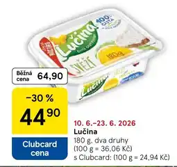 Tesco Lučina nabídka