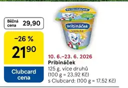 Tesco Pribináček nabídka