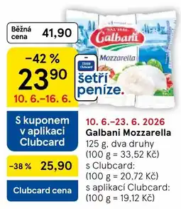 Tesco Galbani Mozzarella nabídka