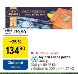 Tesco Mylord Losos porce nabídka