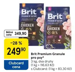 Tesco Brit Premium Granule pro psy nabídka