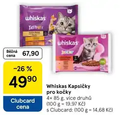 Tesco Whiskas Kapsičky pro kočky nabídka