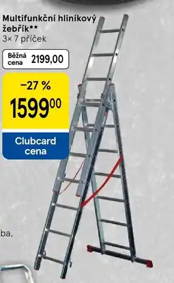 Tesco Multifunkční hliníkový žebřík nabídka