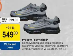 Tesco Pracovní boty nízké nabídka