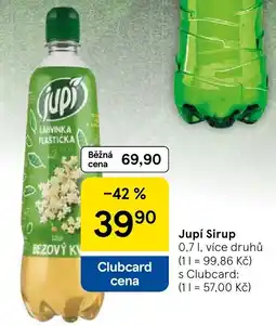 Tesco Jupí Sirup nabídka