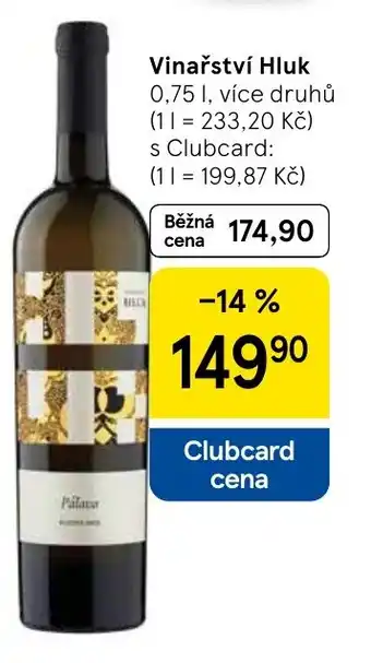 Tesco Vinařství Hluk nabídka