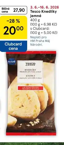 Tesco Tesco Knedlíky jemné nabídka